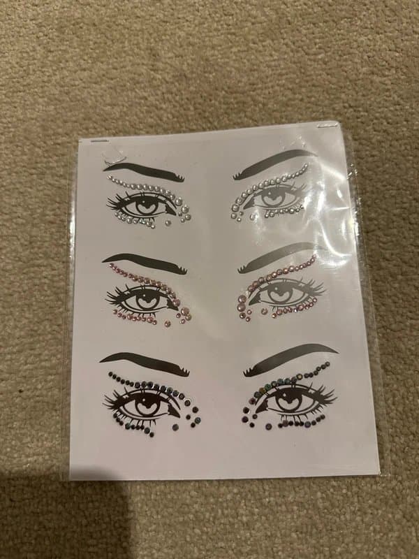 New Look Stick on face gems