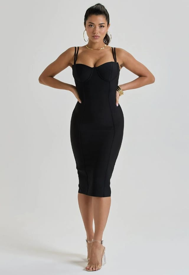 Little Black Dress Little Black Dress Women's LBD Collection Black Hourglass Dress - 3