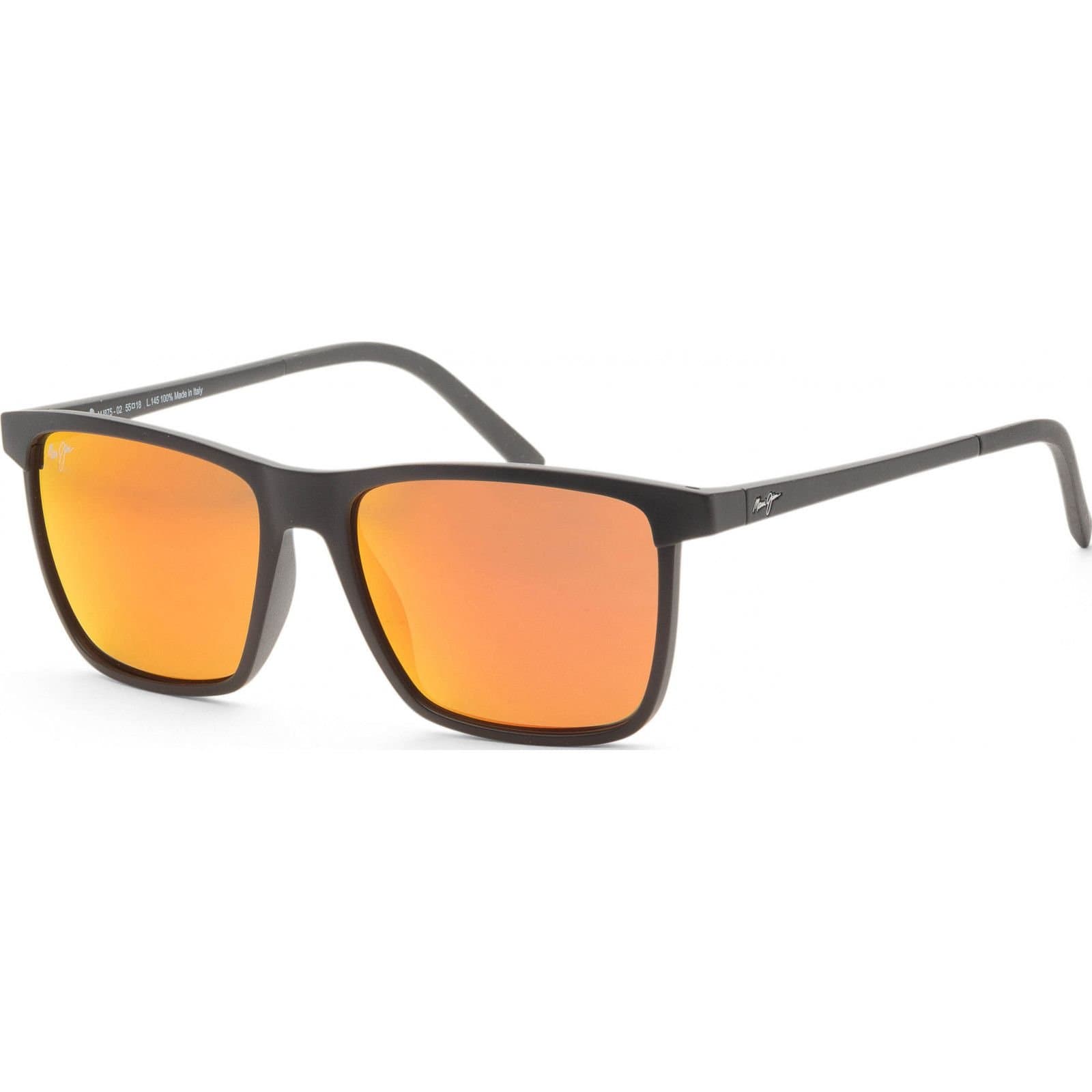 Maui Jim Maui Jim Men's MJ0875S-004 One Way Square/Rectangle Sunglasses in Black