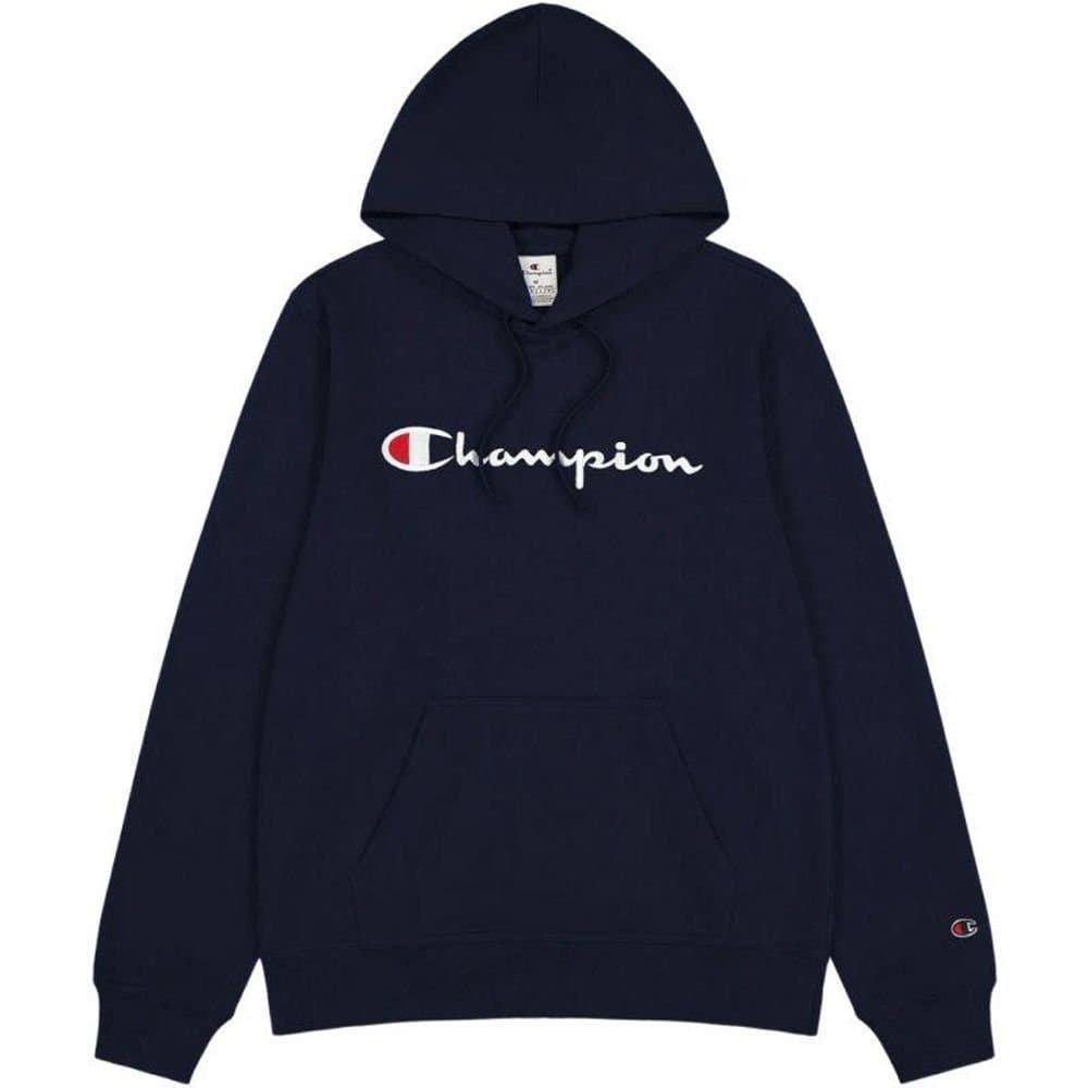 Champion Champion Men's Embroidered Logo Hoodie in Navy