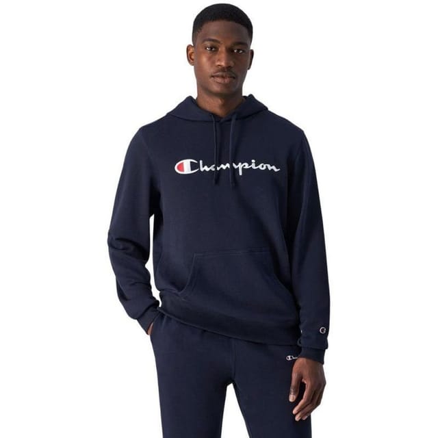 Champion Champion Men's Embroidered Logo Hoodie in Navy - 3