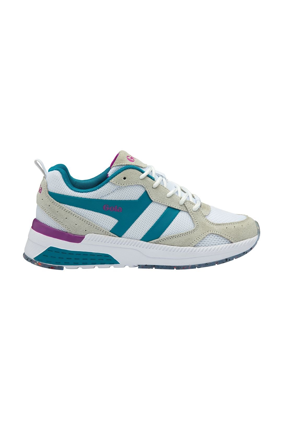 Gola Gola Women's 'Navis' Mesh Running Trainers in White - 2