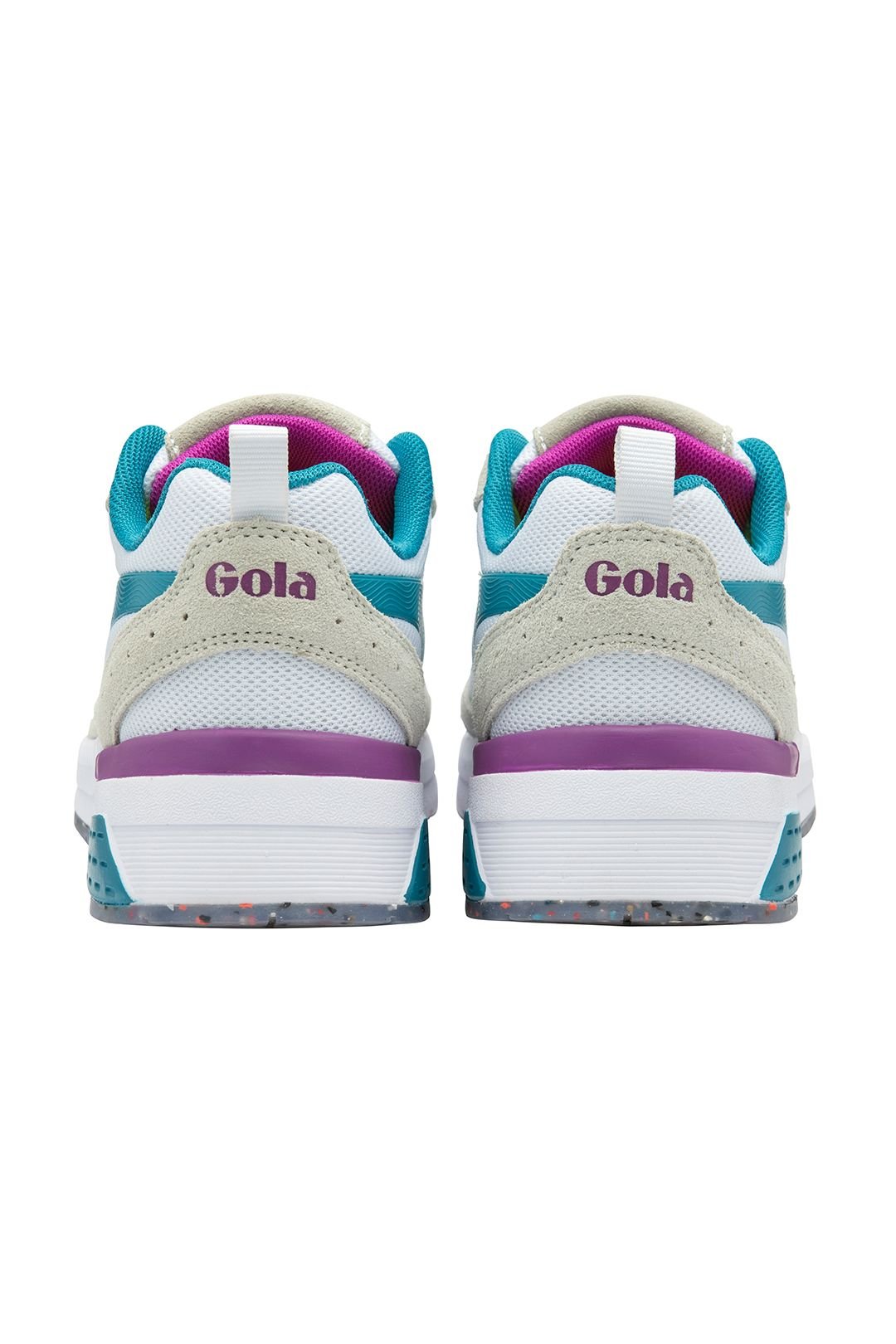 Gola Gola Women's 'Navis' Mesh Running Trainers in White - 4