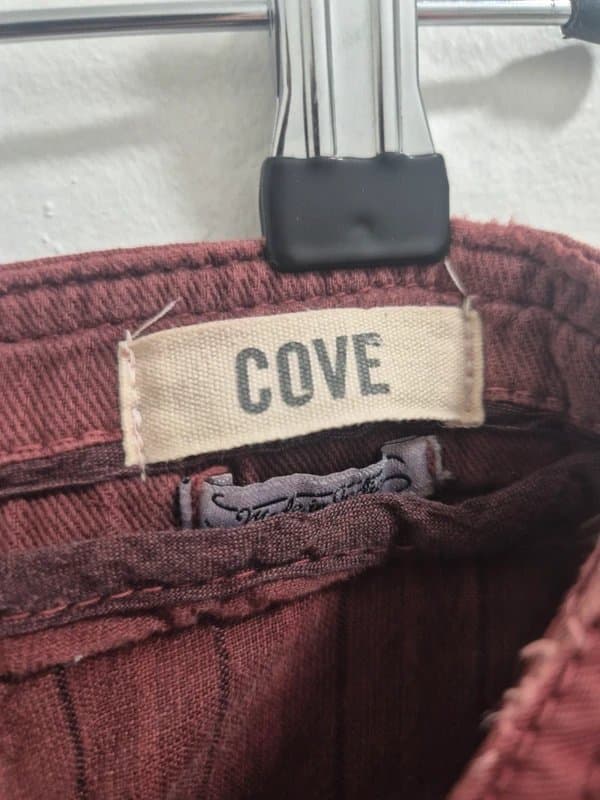 FatFace fatface mens cove chino shorts burgundy red size 36 waist casual summer combat utility pocket