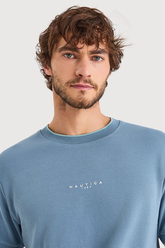 Nautica Nautica Men's Urma T-Shirt in Teal - 3