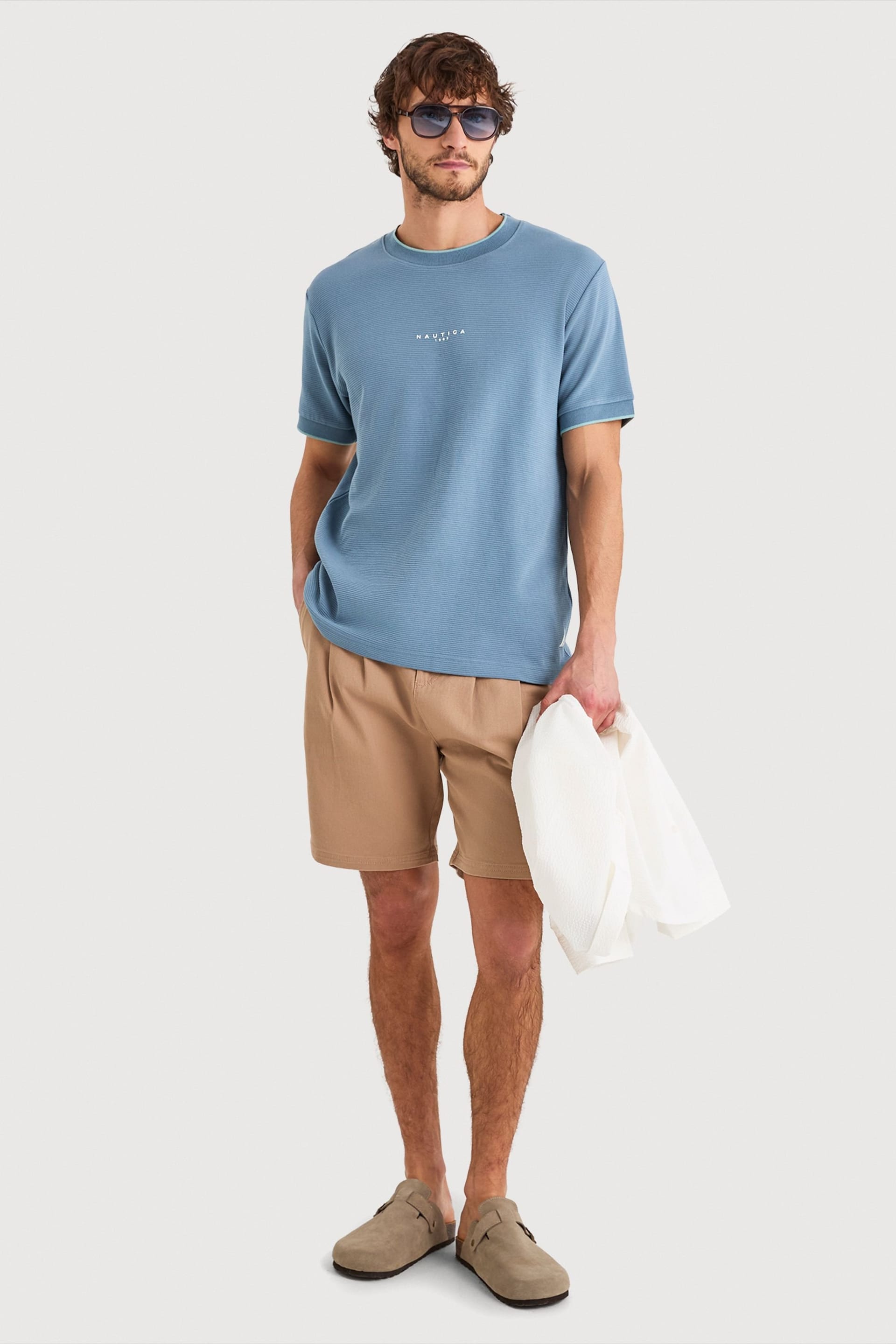 Nautica Nautica Men's Urma T-Shirt in Teal - 4