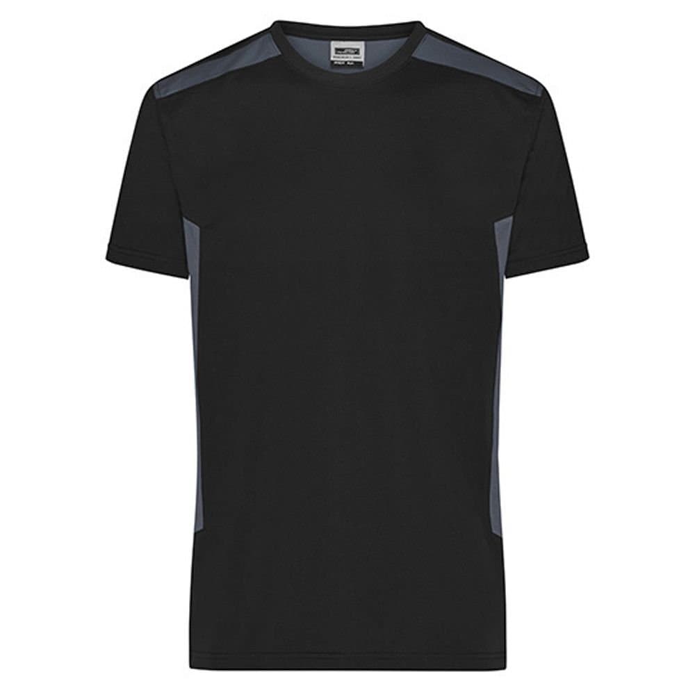 James and Nicholson James and Nicholson Men's Workwear Strong T-Shirt in Black