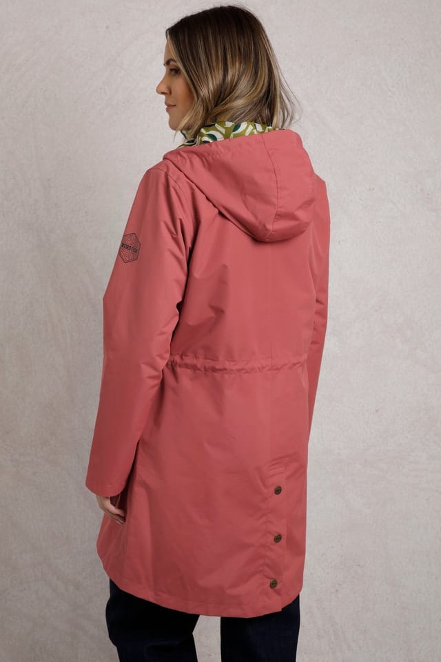 Weird Fish Weird Fish Women's Delara Waterproof Jacket in Rose Gold - 3