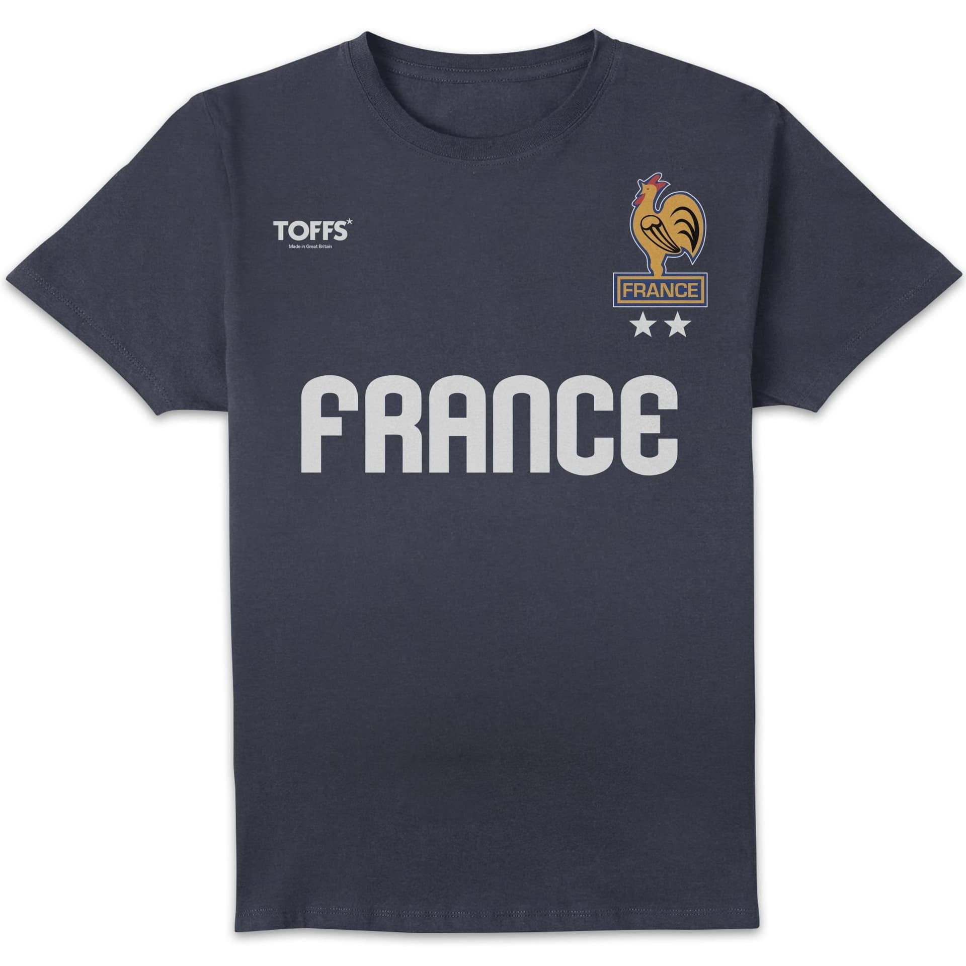 Toffs Football Toffs Football Men's France National Team Graphic T-Shirt - Navy