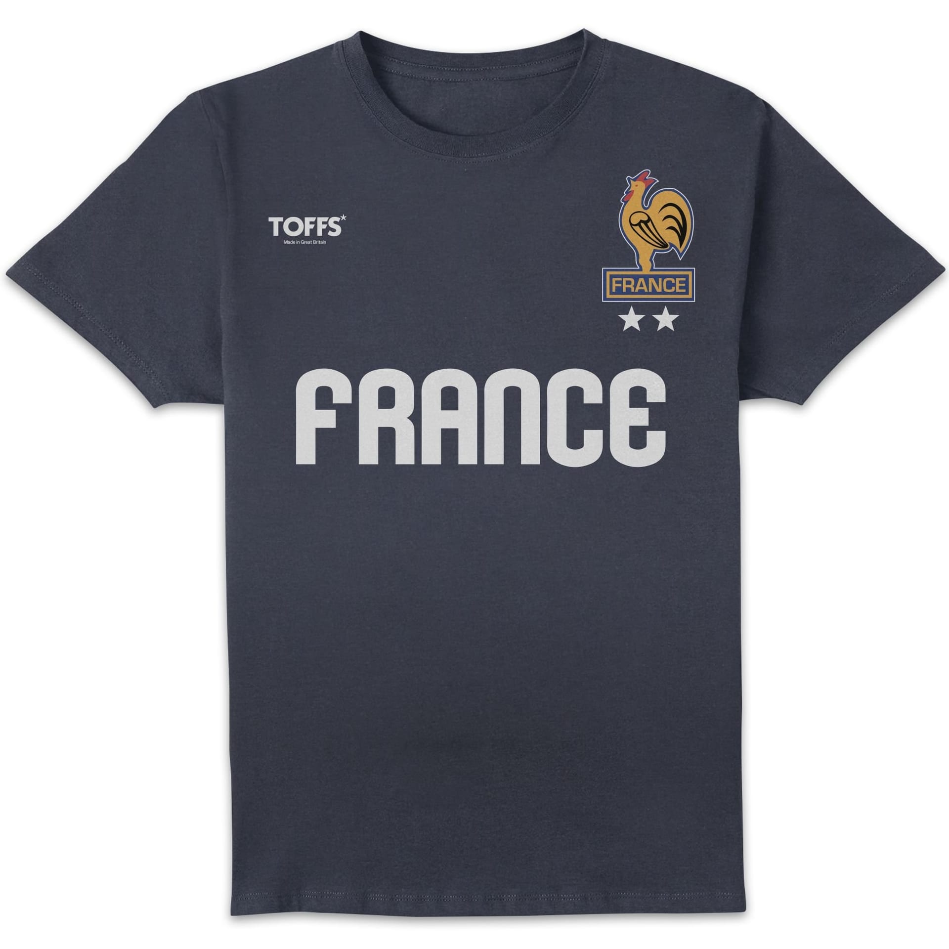 Toffs Football Men's France National Team Graphic T-Shirt - Navy