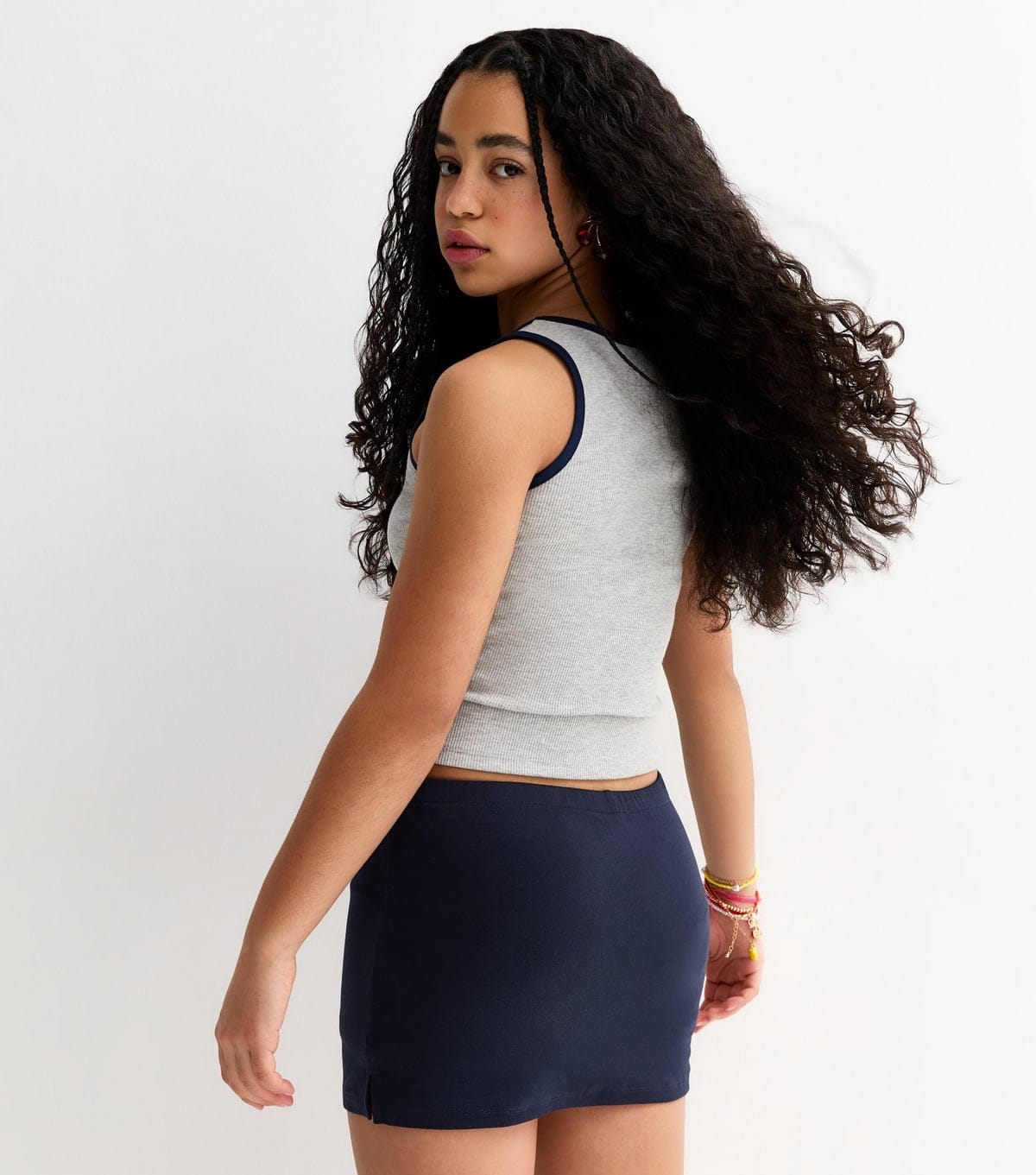 New Look Girls' Navy Jersey Skort New Look - 4