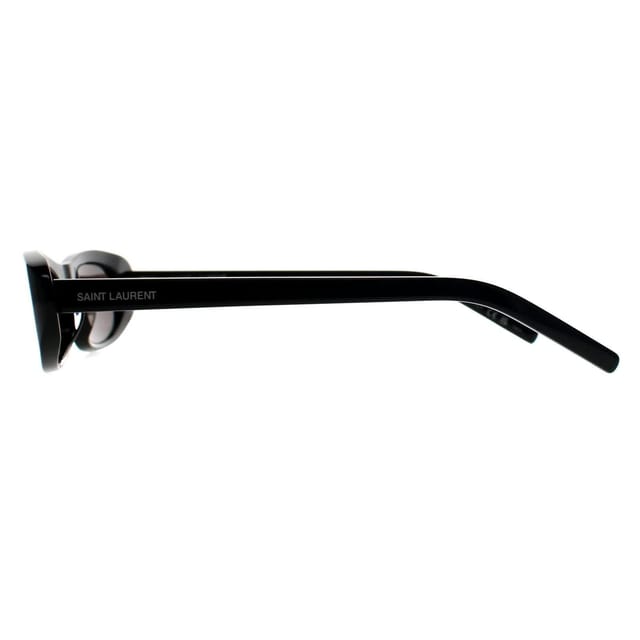 Saint Laurent Saint Laurent Women's Rectangle Shiny Black Grey SL557 - 3