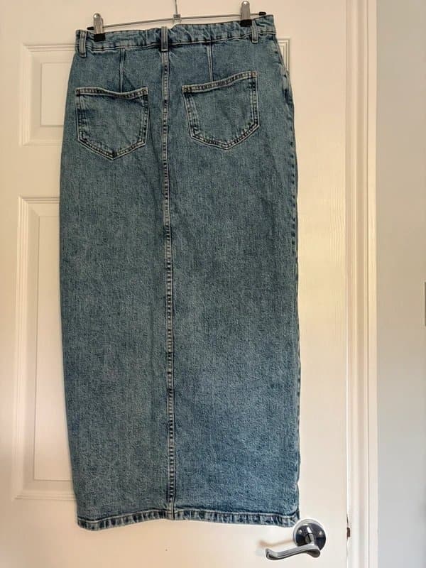 ASOS Blue denim skirt