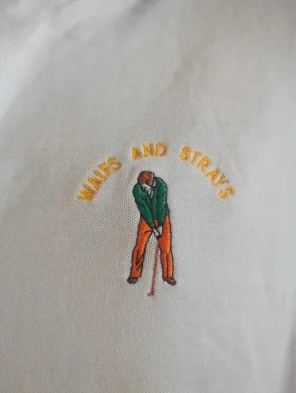 price buckland Vintage Golf Polo Price buckland Waifs & Strays Embroidered preppy Country Club