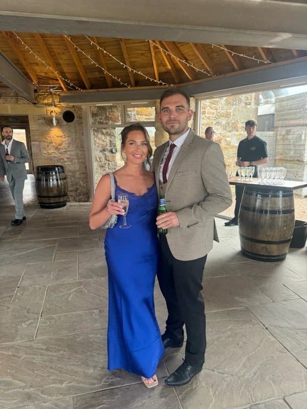 ASOS Blue maxi silk dress