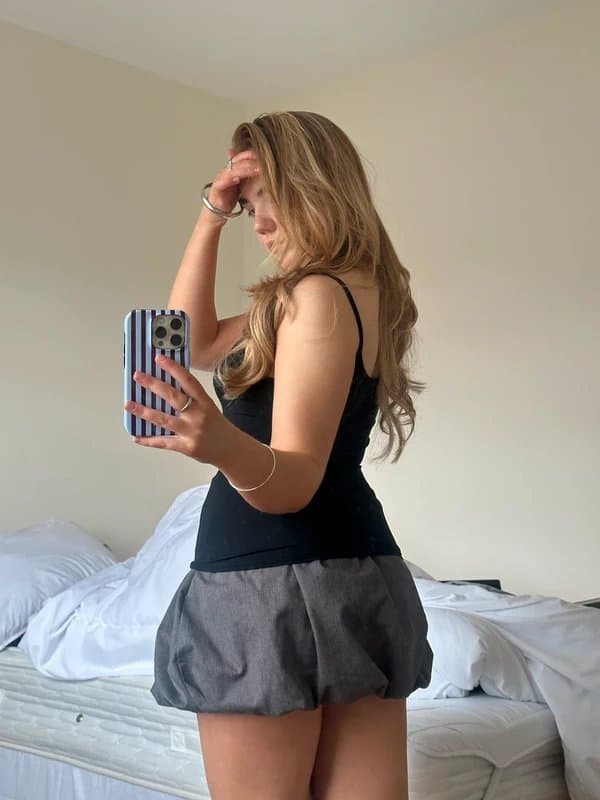 ASOS Grey micro / mini skirt