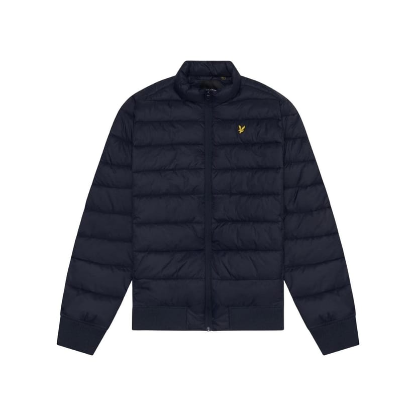 Lyle & Scott Lyle & Scott Men's Funnel Neck Padded Jacket in Dark Navy - 1