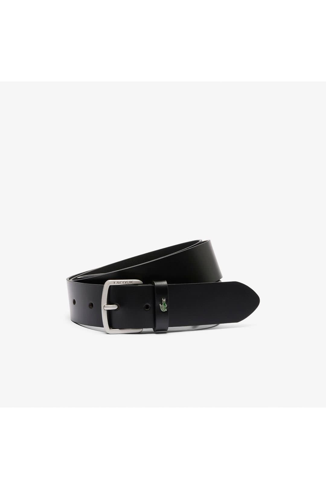 Lacoste Lacoste Men's Smooth Leather Belt Black