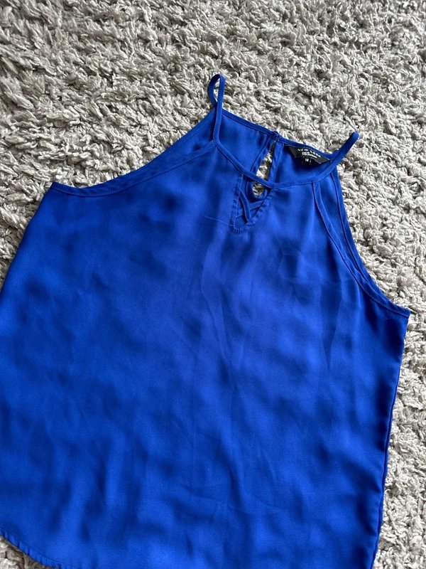 New Look New look size 14 navy blue camisole top - 1