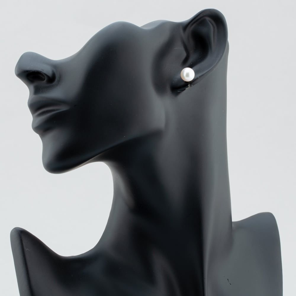 T.H.Baker T.H.Baker Women's 9ct 8-8.5mm Akoya Pearl Stud Earrings EOZ110CM in Gold - 3