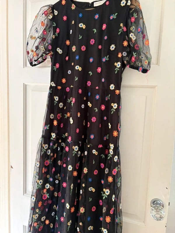 Never Fully Dressed Never fully dressed black mesh dress size 10 - 1