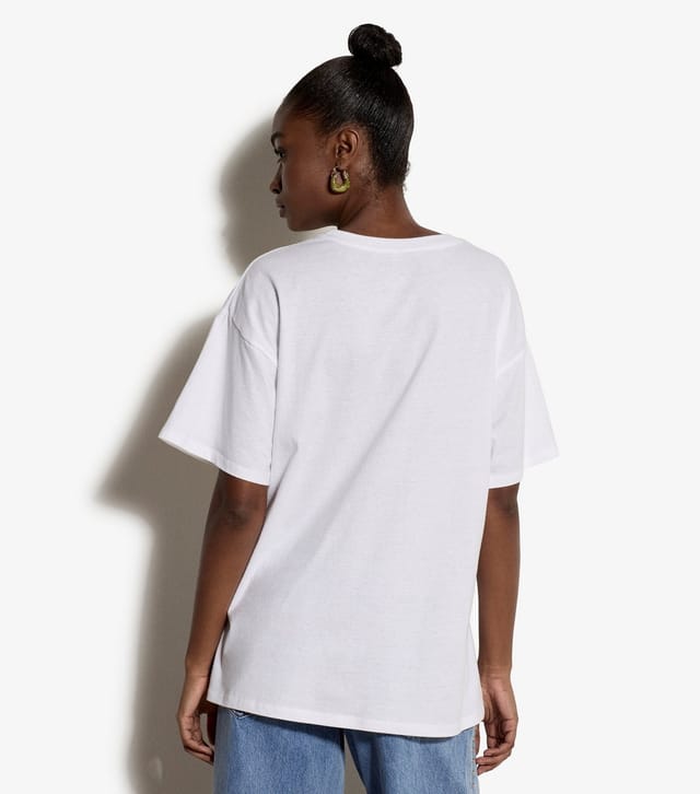 Apricot Women's White Capri Italy Lemon Embroidered T-Shirt Apricot New Look - 2