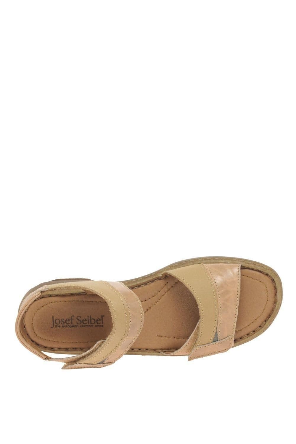 Josef Seibel Josef Seibel Women's 'Debra 19' Leather Sandals in Beige - 4
