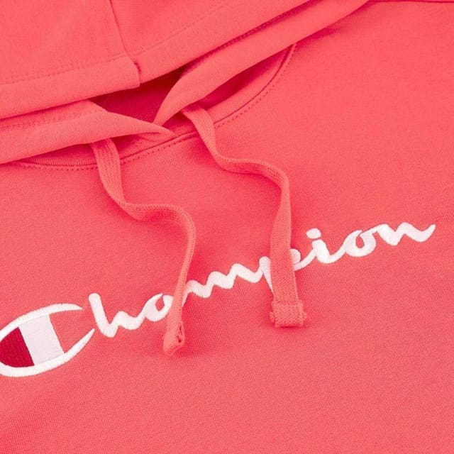 Champion Champion Women's Kangaroo Pocket Hoodie in Pink - 3