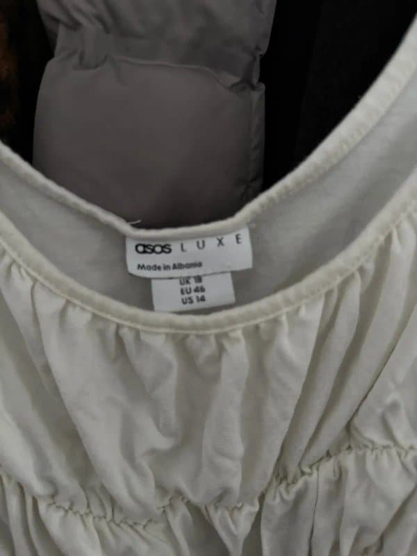 ASOS ASOS luxe ruched crop top