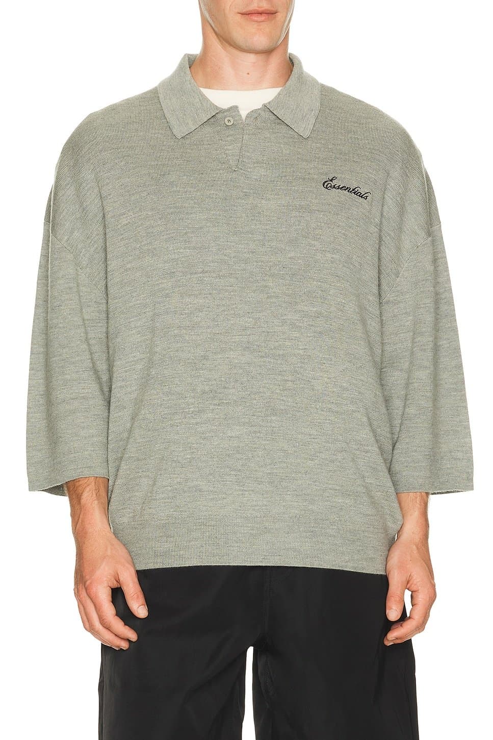 revolve Signature 3/4 Sleeve 90's Knit Polo