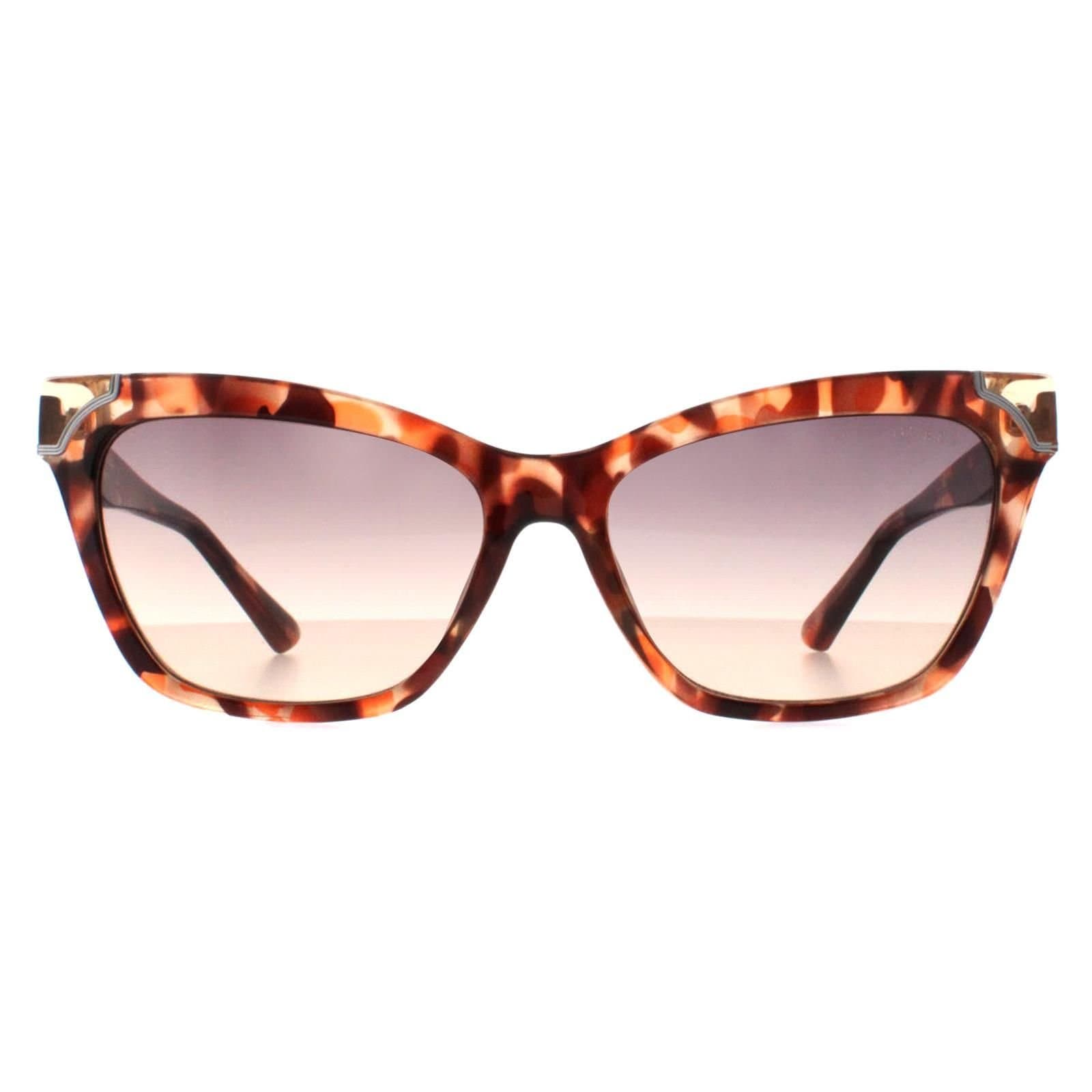Guess Guess Women's Rectangle Havana Smoke Gradient GU7840 in Brown