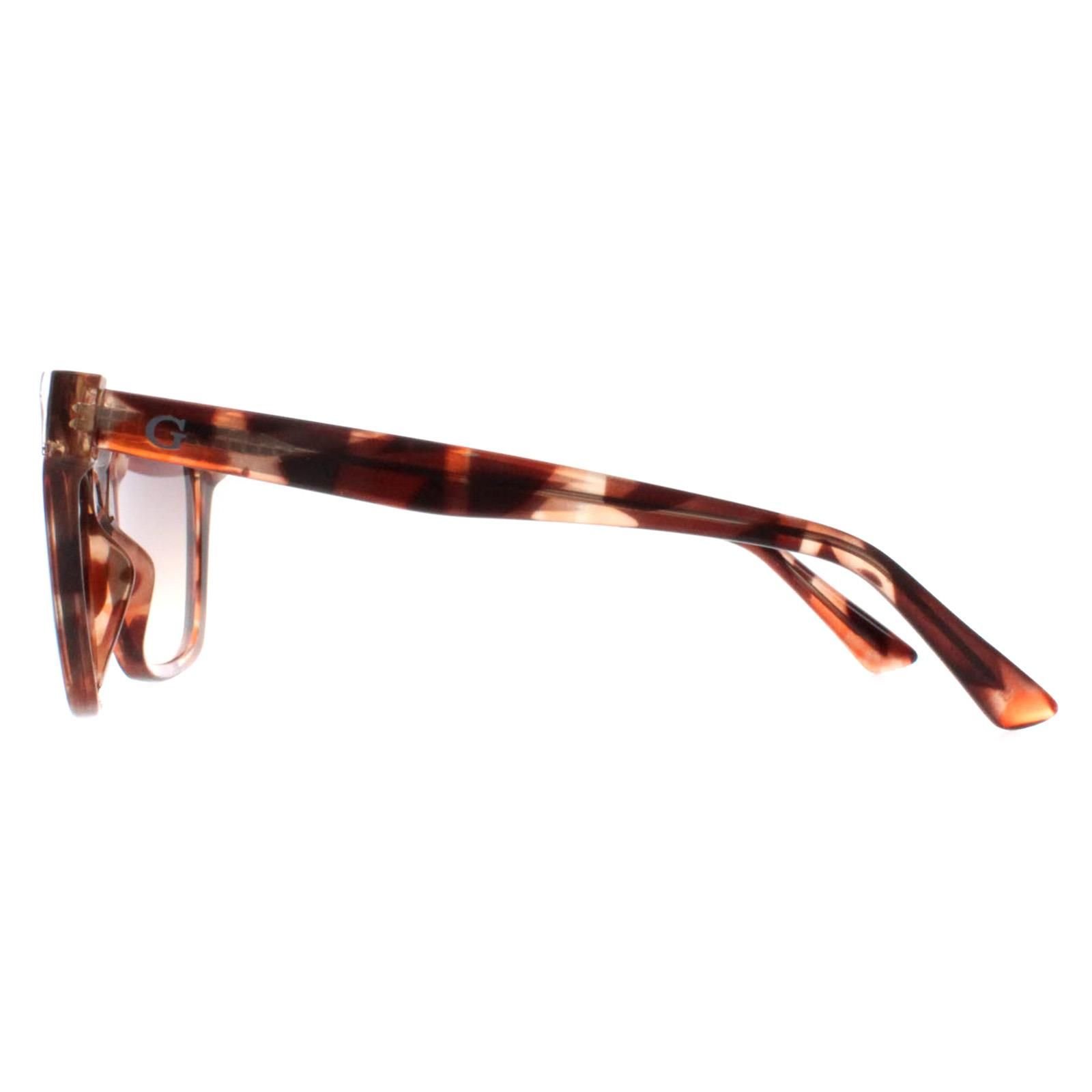Guess Guess Women's Rectangle Havana Smoke Gradient GU7840 in Brown - 3
