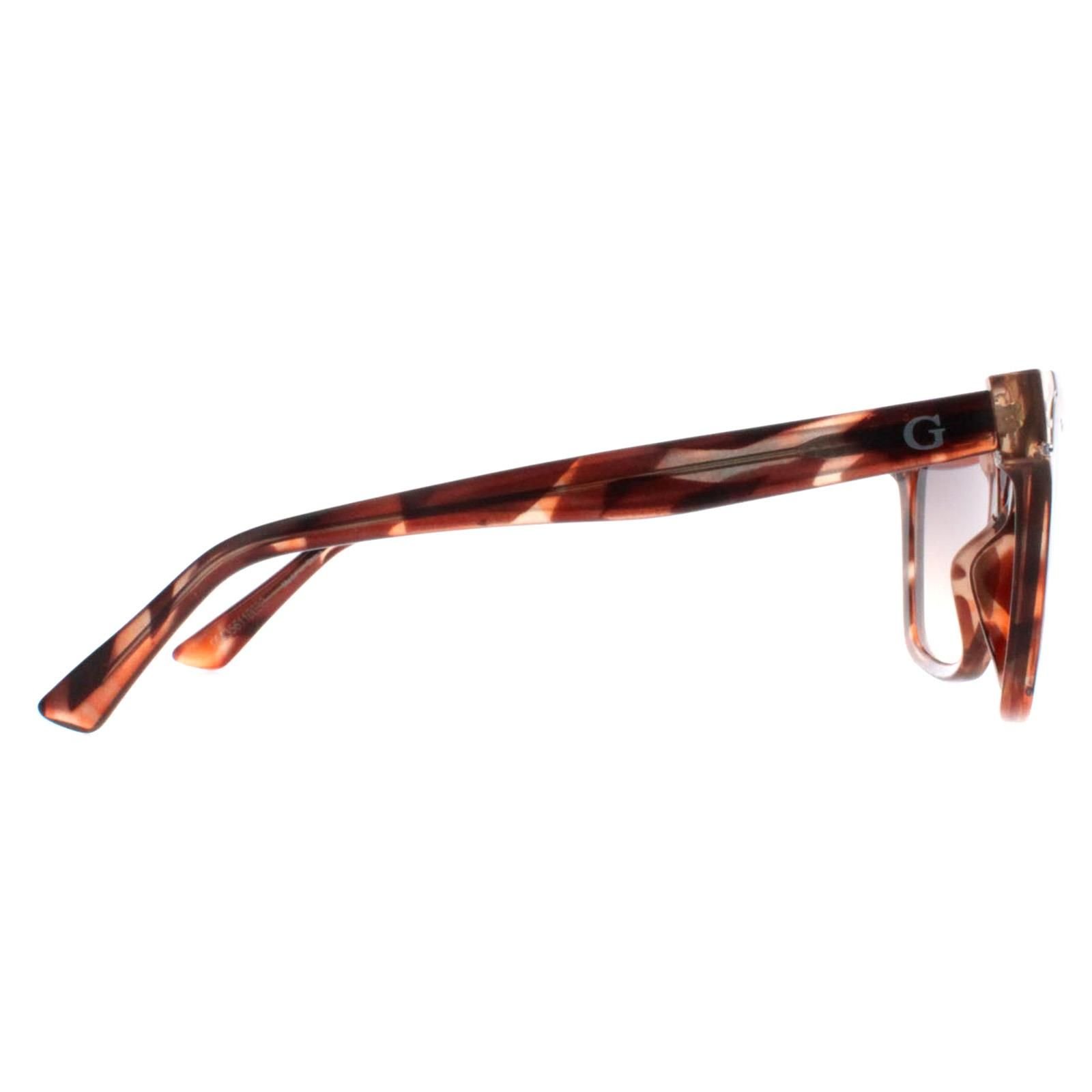 Guess Guess Women's Rectangle Havana Smoke Gradient GU7840 in Brown - 4