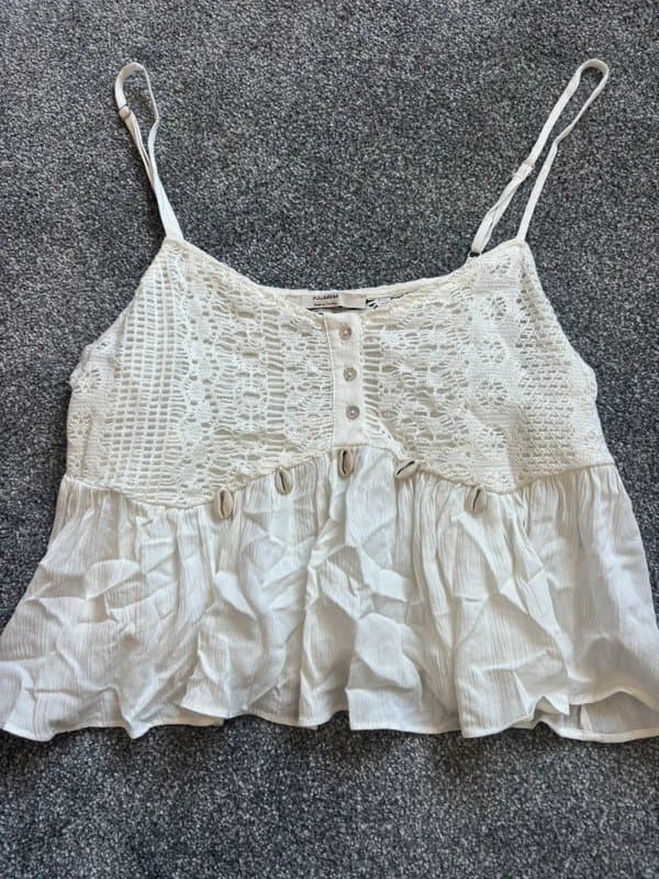 Bershka Lace cami top