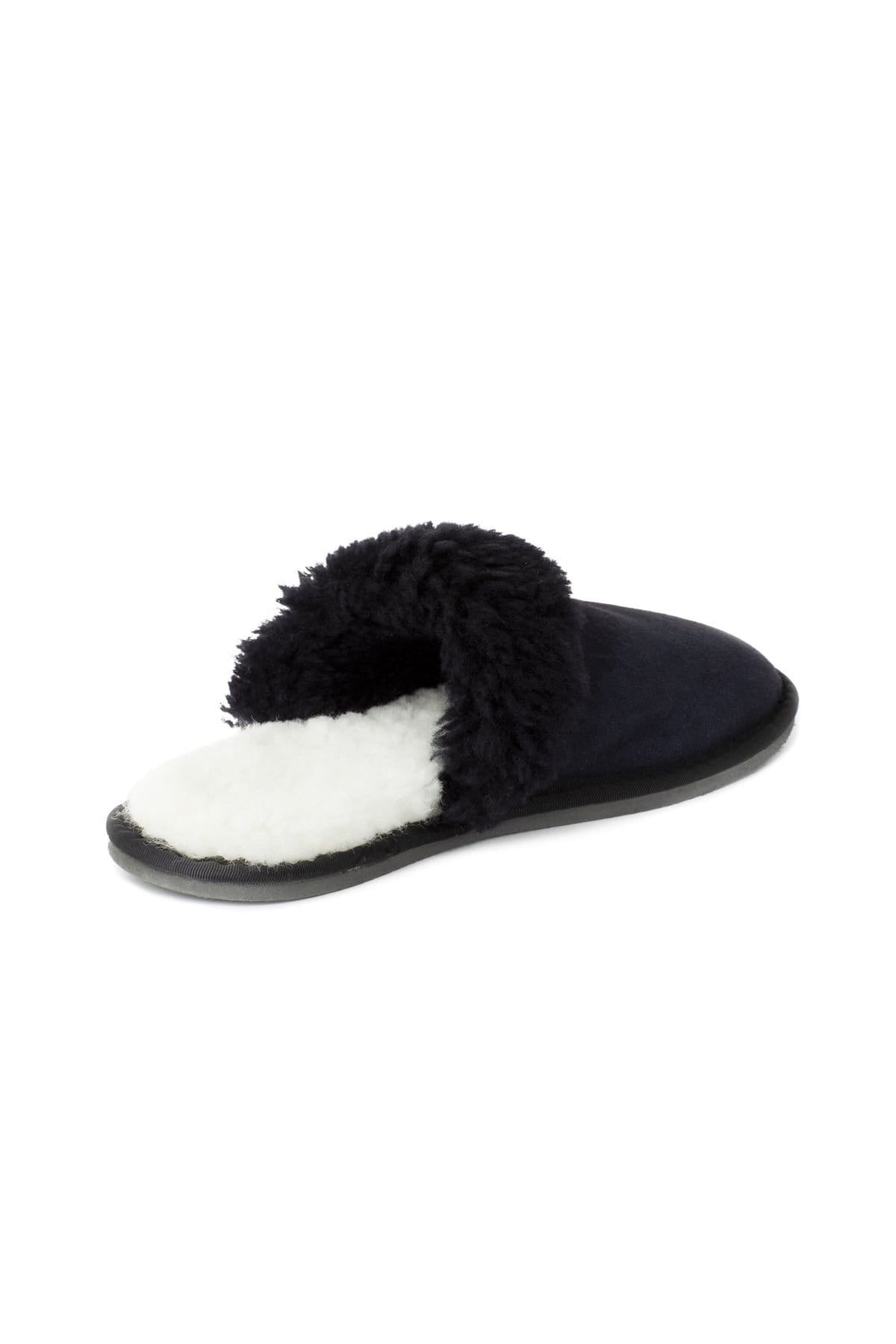 Celtic & Co Celtic & Co Men's British Shearling Mules in Dark Navy - 4