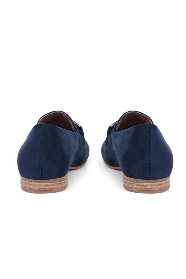 Pavers Pavers Women's Smart Slip On Loafers in Navy - 3