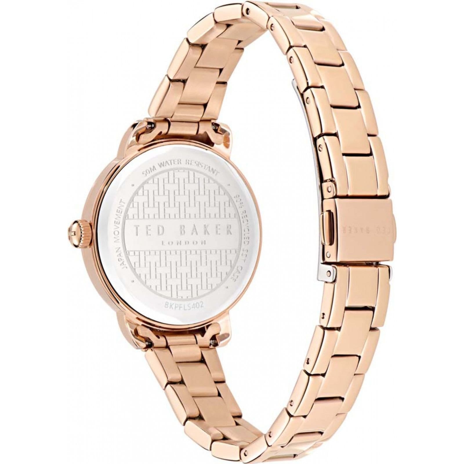Ted Baker Ted Baker Women's BKPFLS402 Fleure 34mm Quartz Watch in Rose Gold - 4