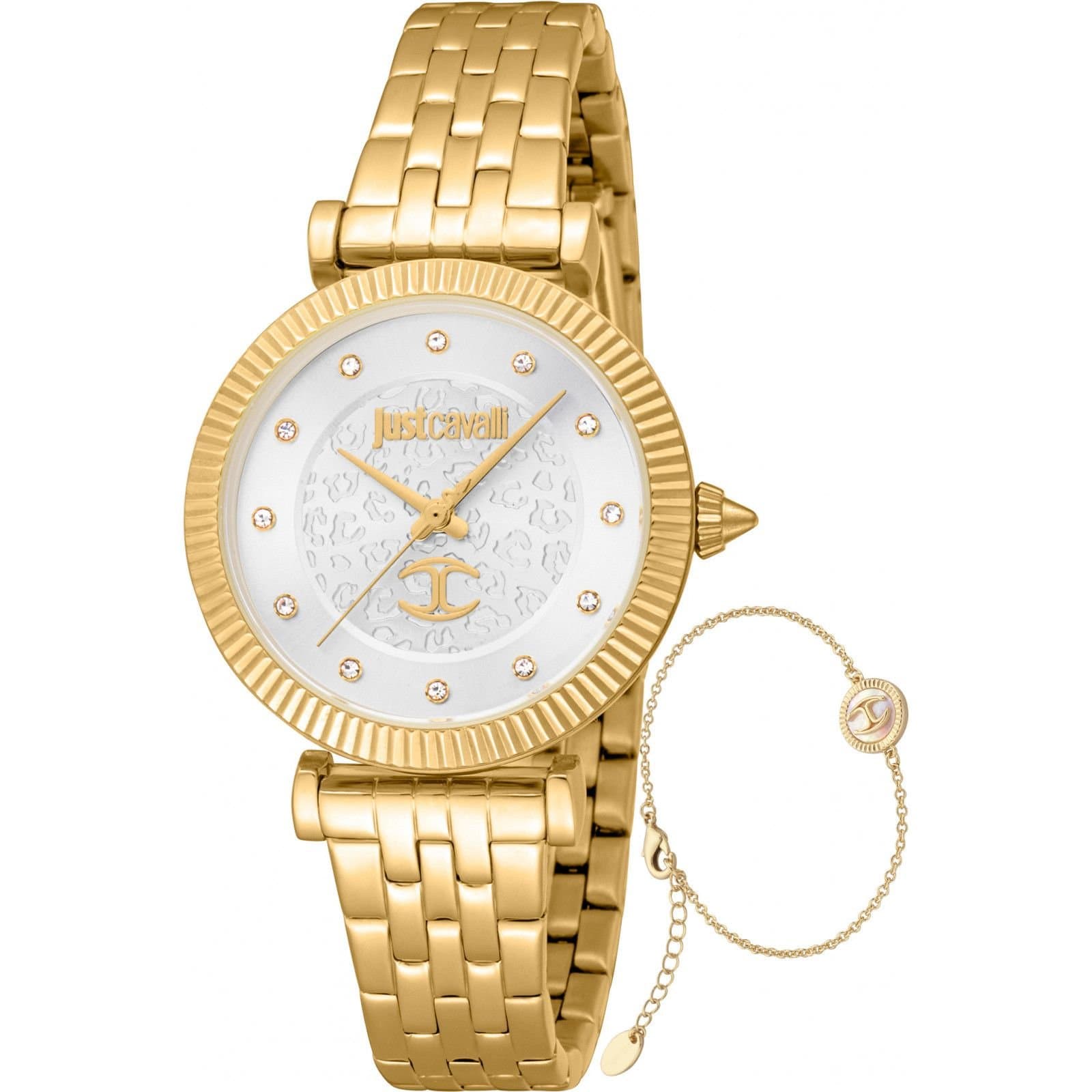 Just Cavalli Just Cavalli Women's JC1L266M0025 32mm Quartz Watch in Gold