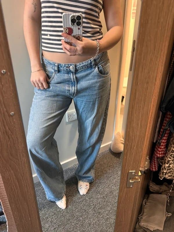 ASOS Design ASOS Light Blue Baggy Jeans