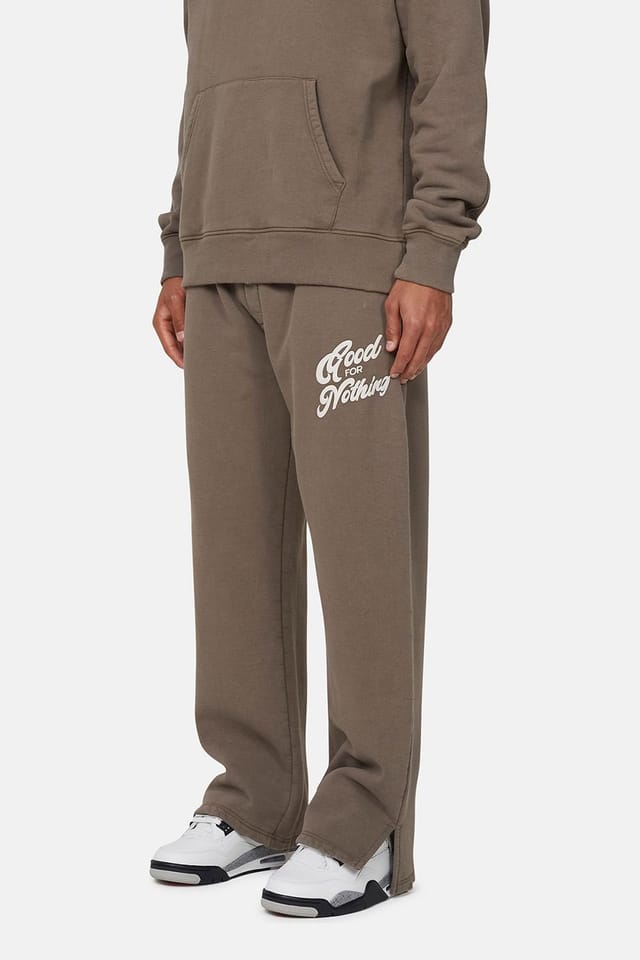 Good For Nothing Good For Nothing Men's Flared Joggers in Fawn - 2