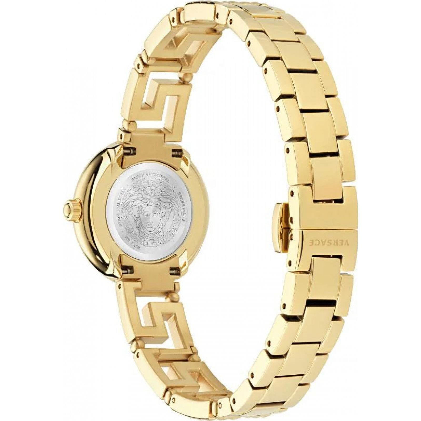 Versace Versace Women's VE7A00423 Greek Goddess 28mm Quartz Watch in Gold - 2