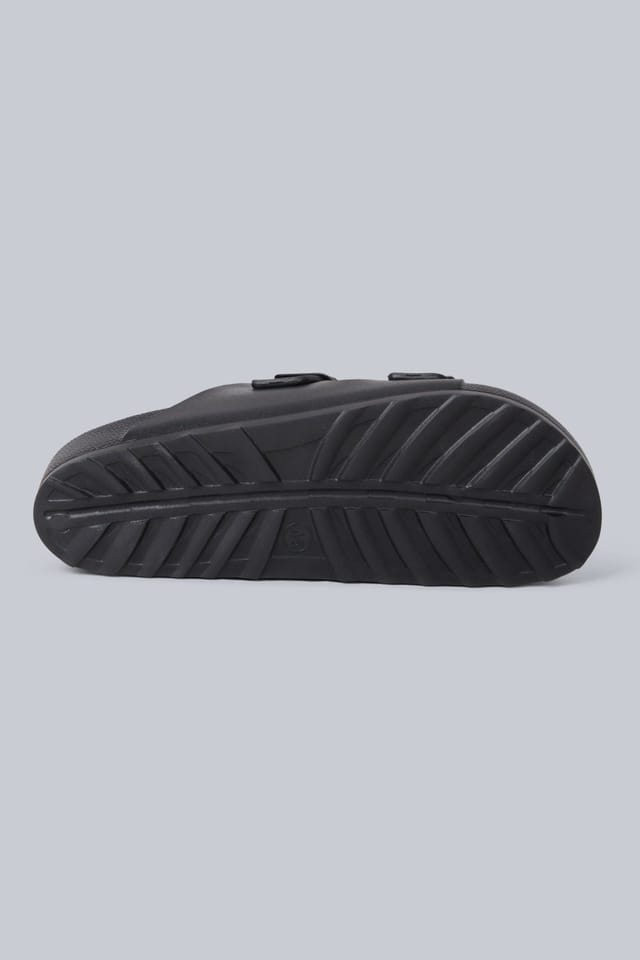 Animal Animal Men's 'Shore' Lightweight Comfortable Adjustable Outdoor Slip On Sliders in Black - 3