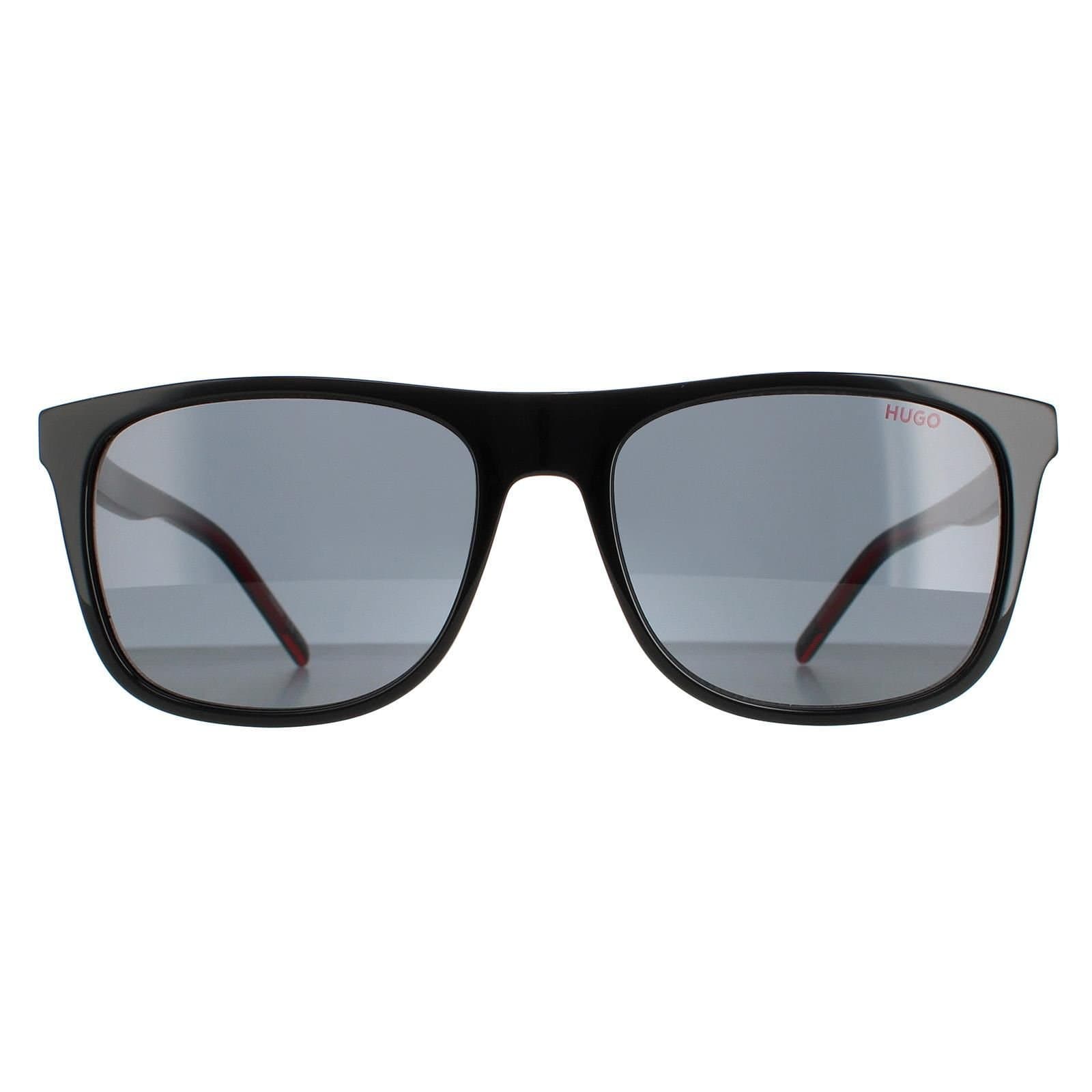 HUGO HUGO Men's Rectangle Black Grey HG 1194/S