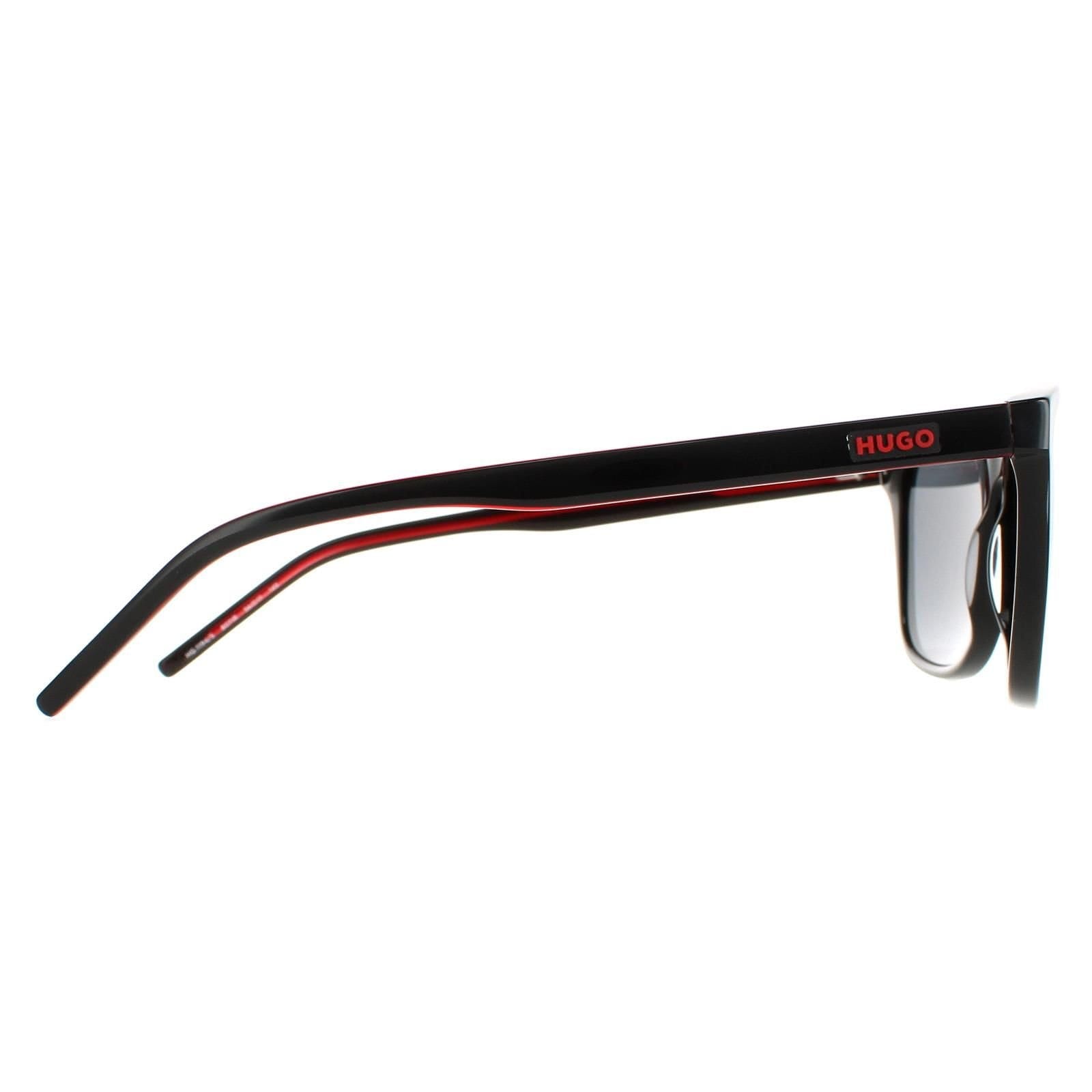 HUGO HUGO Men's Rectangle Black Grey HG 1194/S - 4