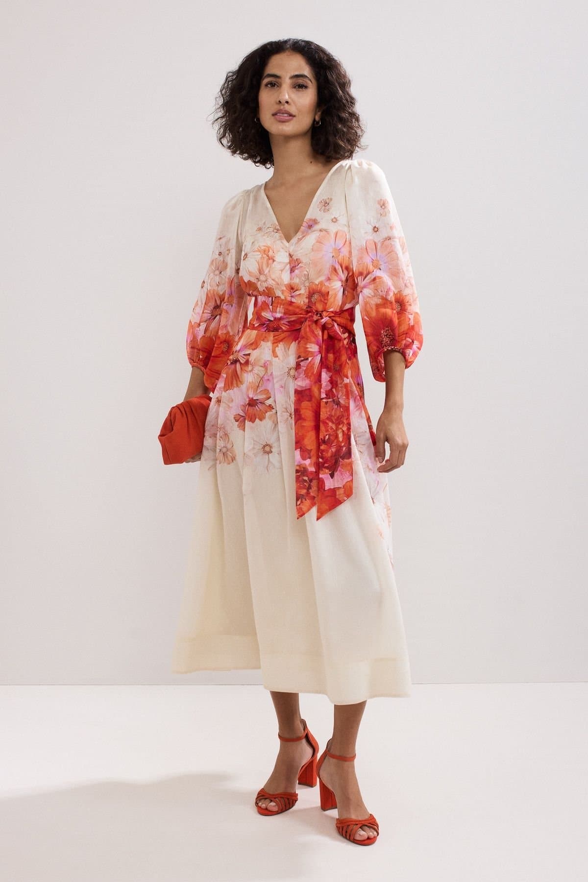 Phase Eight Phase Eight Women's Jaslyn Floral Dress in Pale Pink