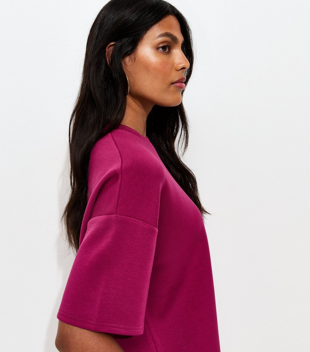 New Look Women's Premium Light Burgundy Sweatshirt T-Shirt New Look - 1