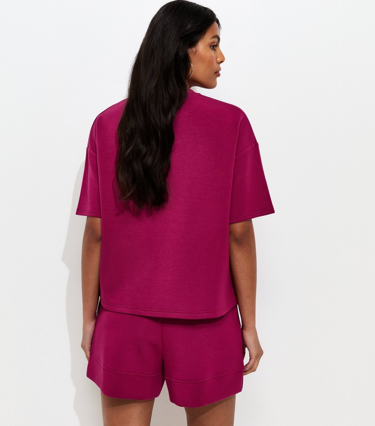 New Look Women's Premium Light Burgundy Sweatshirt T-Shirt New Look - 4