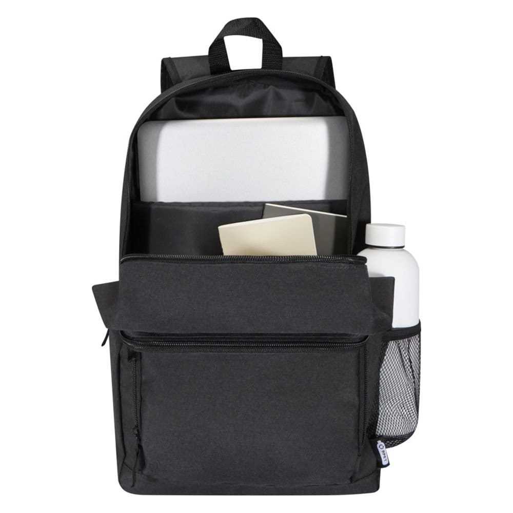 Avenue Avenue Men's Graphite Deluxe 15.6in Laptop Backpack in Charcoal - 4