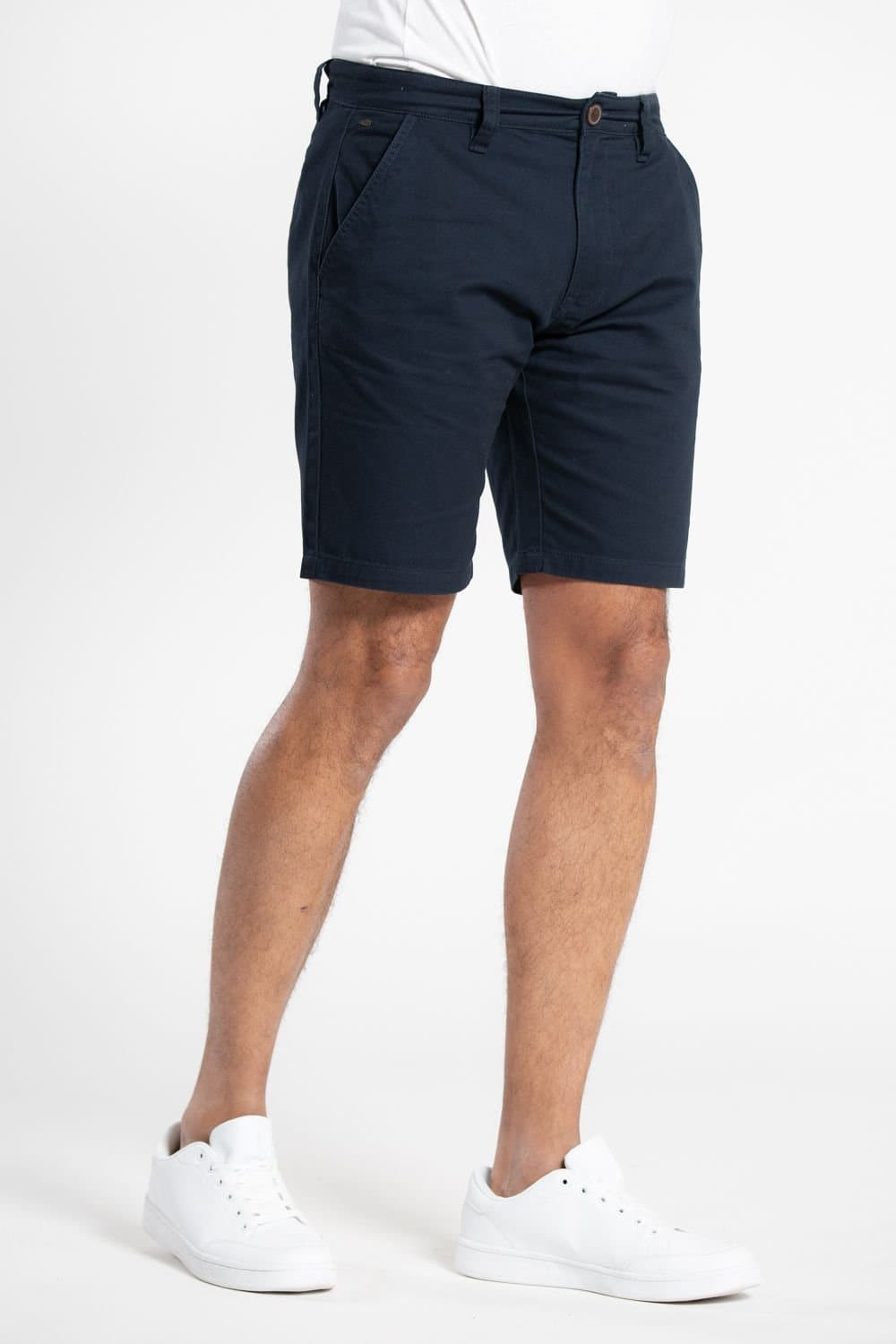 Tokyo Laundry Tokyo Laundry Men's Cotton Chino Shorts in Dark Navy