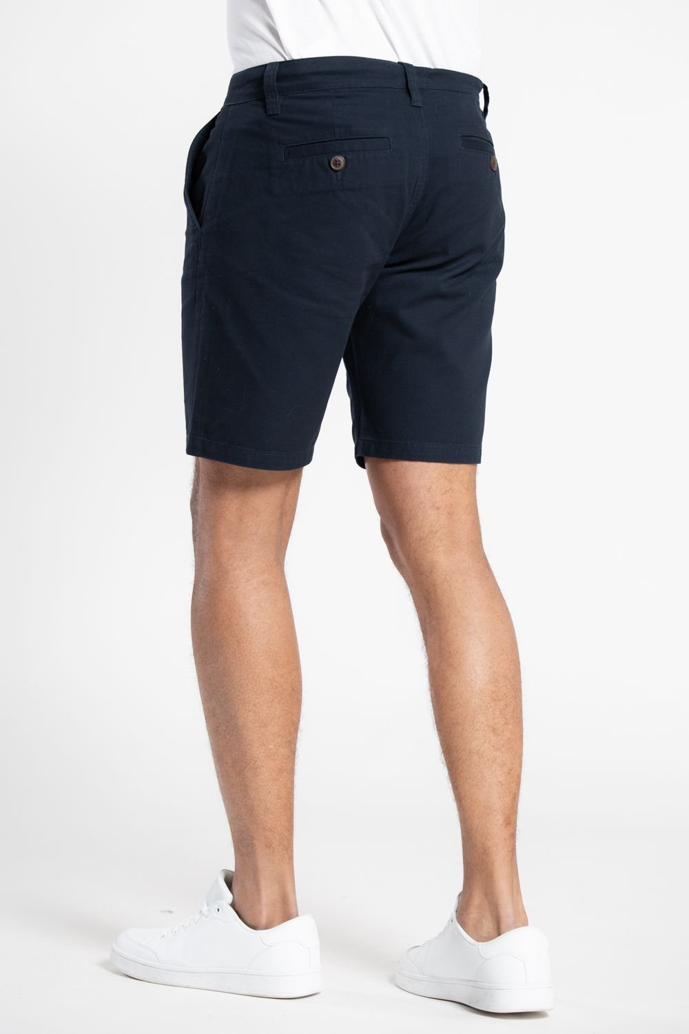 Tokyo Laundry Tokyo Laundry Men's Cotton Chino Shorts in Dark Navy - 2